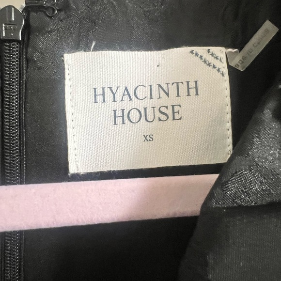 TUCKERNUCK HYACINTH HOUSE Black Jacquard Tanya Mini Dress XS NWT - Picture 6 of 9